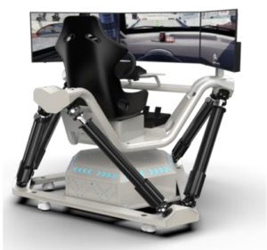 Three Screen Racing Car